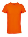 Goedkope T-shirt Sols Unisex Round-neck Titan Oranje